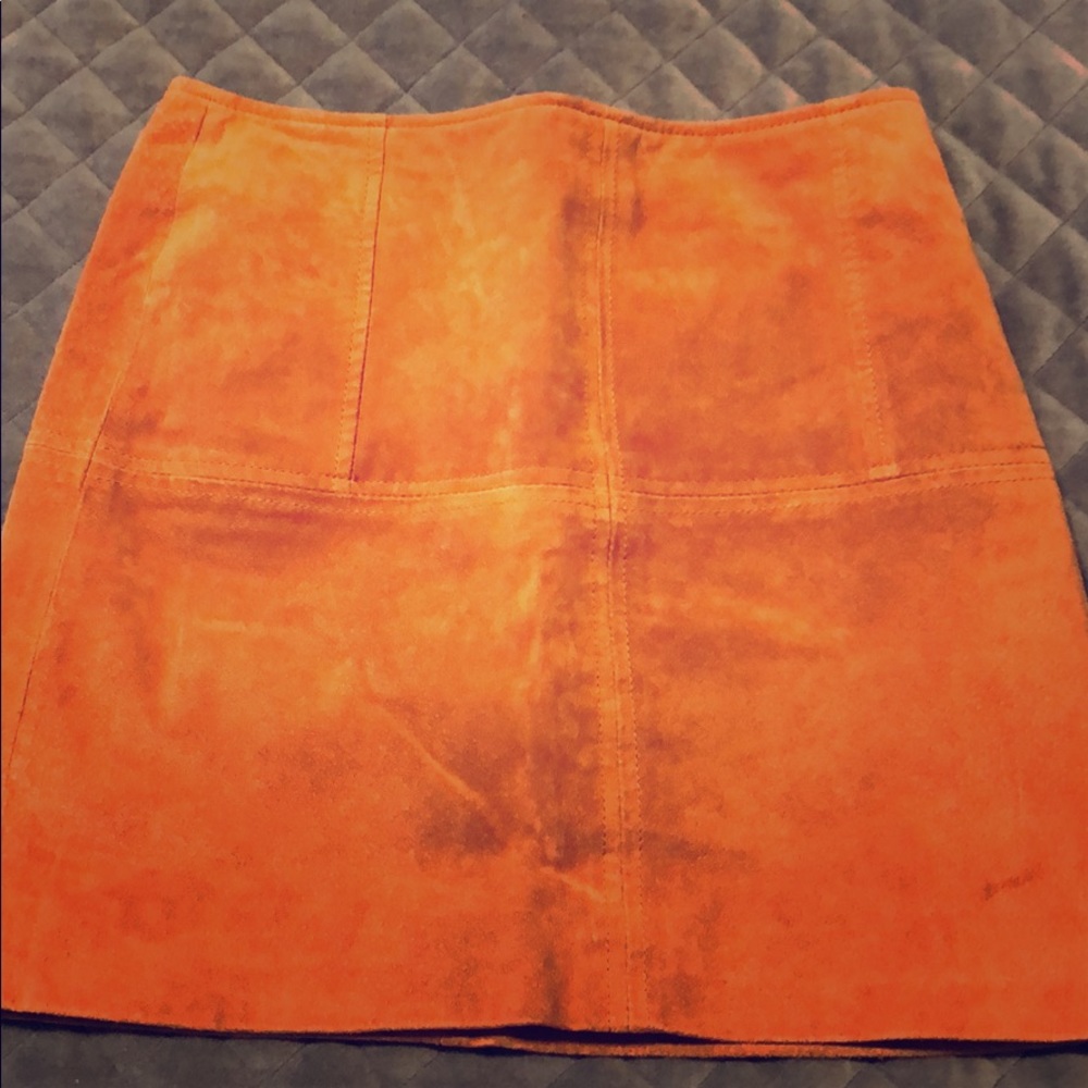 Asos leather mini skirt